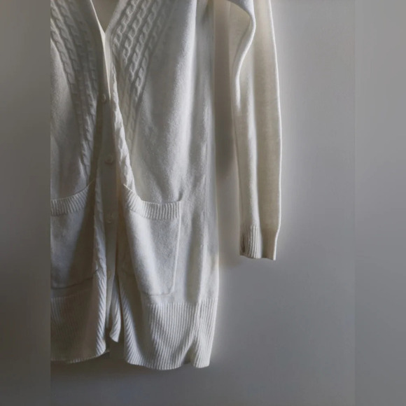 Kimchi & Blue Urban Outfitters ivory Cardigan sweater Small - Picture 5 of 8